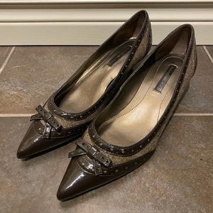 Bandolino brown kitten heel size 7.5